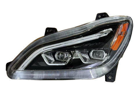 GA-KW-051B-L LED Headlight Lamp Black Left Side For Kenworth T680 Next GEN 2022 2023 2024 2025