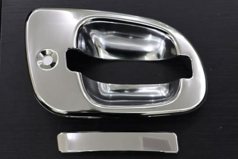 GA-FR-028L Chrome Door Handle Cover for Freightliner Cascadia 2008 2009 2010 2011 2012 2013 2014 2015 2016 2017 LH