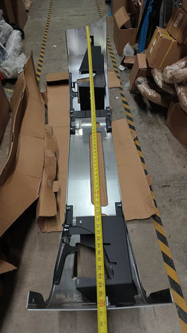 GA-V-114 Current Stainless Steel Chrome Bumper Assembly with Foglamp Hole 16.5" For Volvo VNL 2018 2019 2020 2021 2022 2023