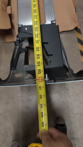 GA-V-114 Current Stainless Steel Chrome Bumper Assembly with Foglamp Hole 16.5" For Volvo VNL 2018 2019 2020 2021 2022 2023