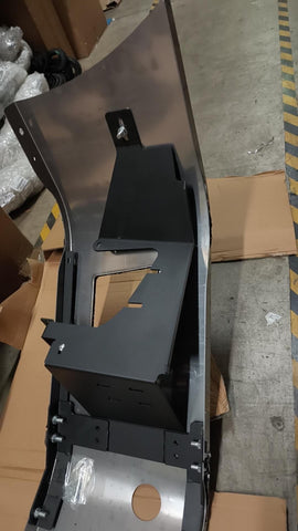 GA-V-114 Current Stainless Steel Chrome Bumper Assembly with Foglamp Hole 16.5" For Volvo VNL 2018 2019 2020 2021 2022 2023