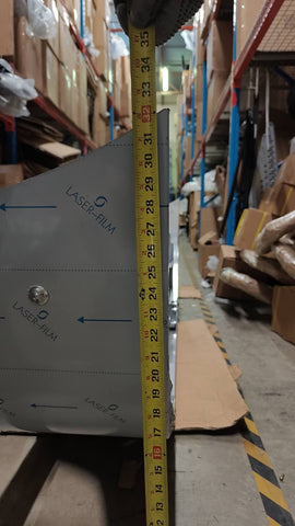 GA-V-114 Current Stainless Steel Chrome Bumper Assembly with Foglamp Hole 16.5" For Volvo VNL 2018 2019 2020 2021 2022 2023